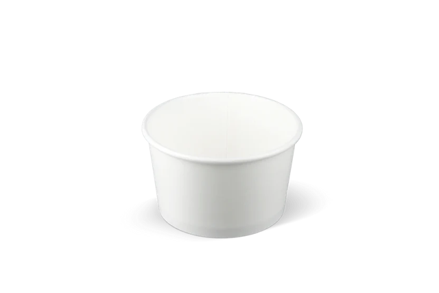 Ice cream cup Carton 240ml Ø9,2 cm 8oz White (1.000 pcs)