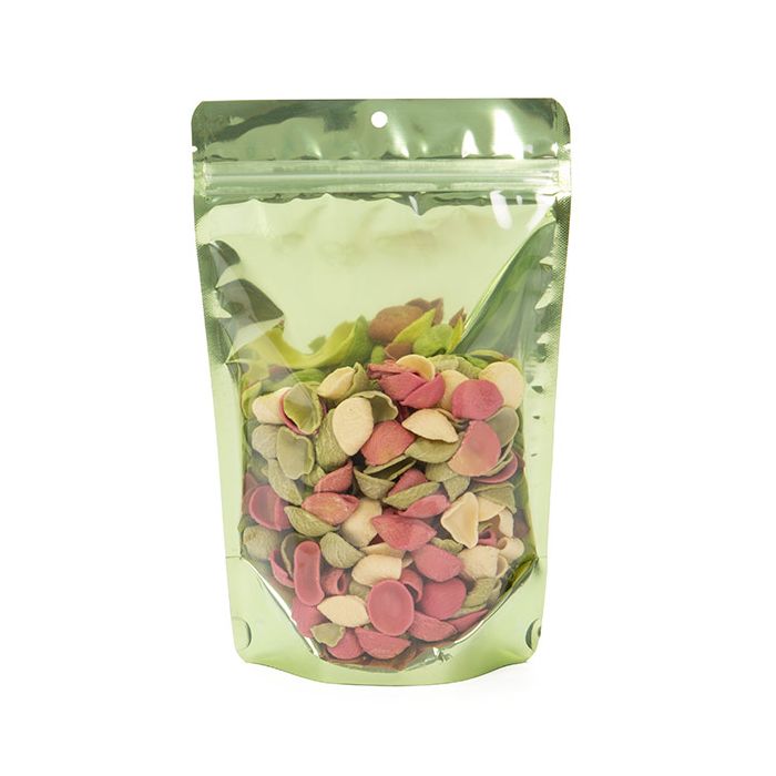 Stand Up Pouches Green 14,9x8,9x23,2cm With Hanghole