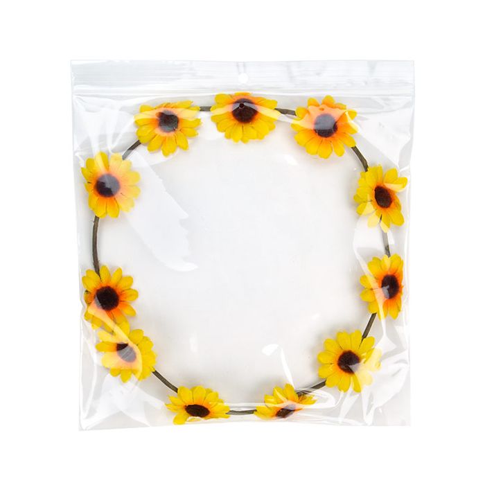 Grip Seal Bags with Hang and Vent-hole 20.5x20.5cm Crystal Clear PP 50 micron