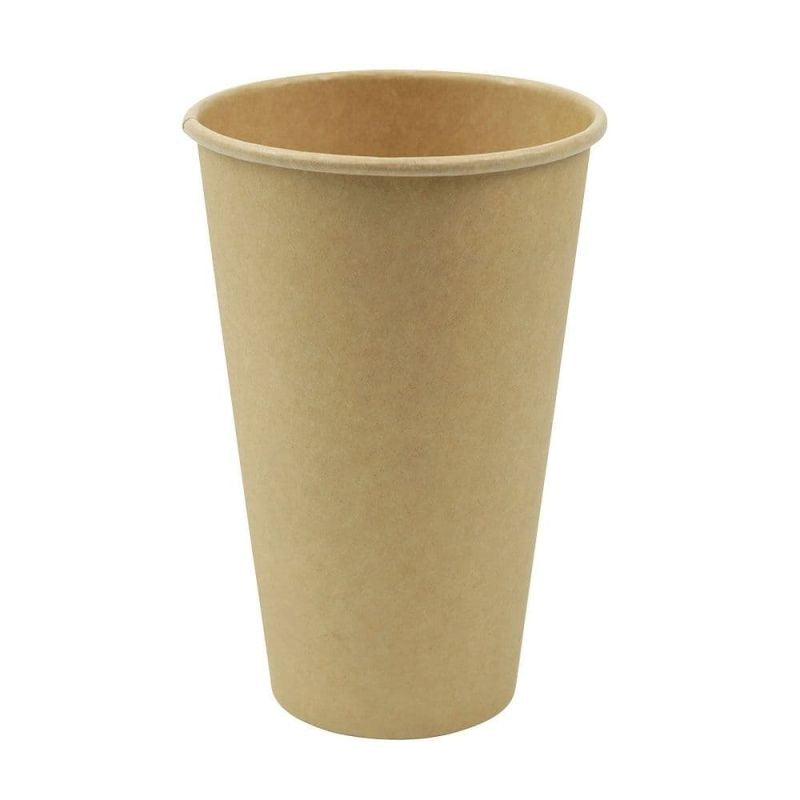 Cup Cardboard 400 ml Ø 90 mm Unbleached (1000 pieces)