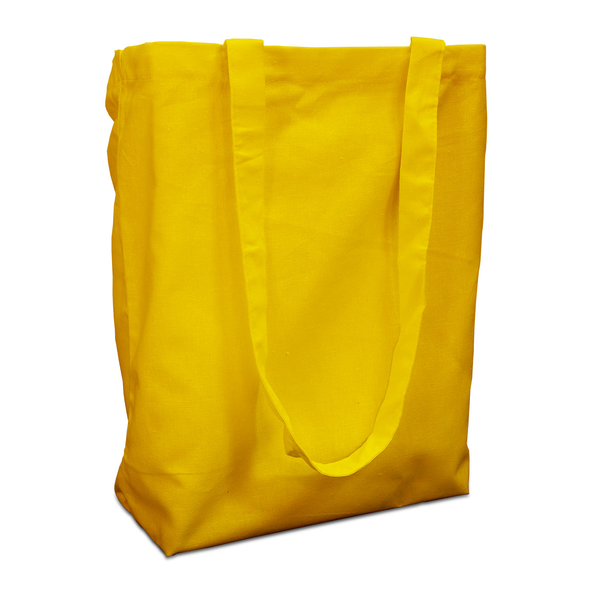 Cotton carrier bags 38x42cm with handle yellow 38x42cm (250 pcs.)