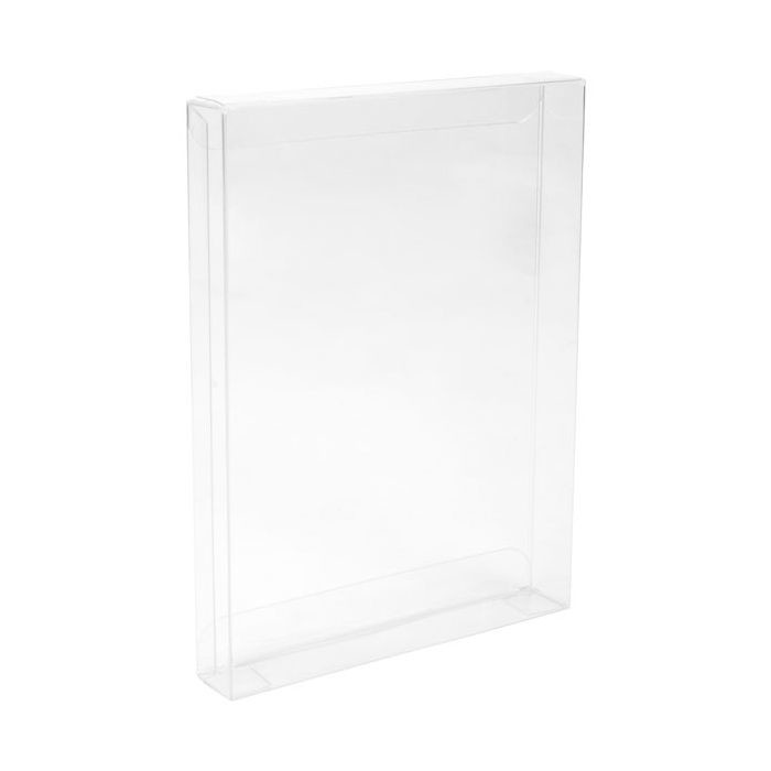 Plastic Gift Boxes 12.4x2.1x16.8cm Crystal Clear
