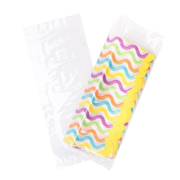 Plastic Bags 15.2x30.5cm Clear Polypropylene