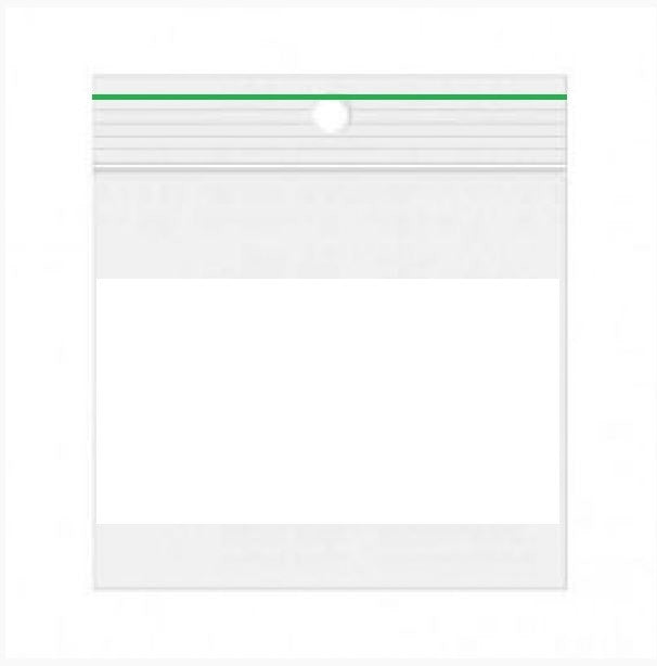 Grip Seal Bags with Write-on-Panel/Hang Hole 16x25cm PE 50 micron Bargain! (1.000 pieces)