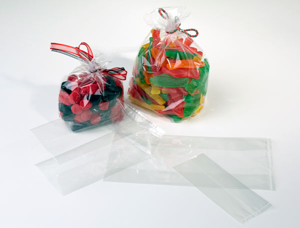 Plastic Bags 10.2x5.1x20.3cm with side gusset
