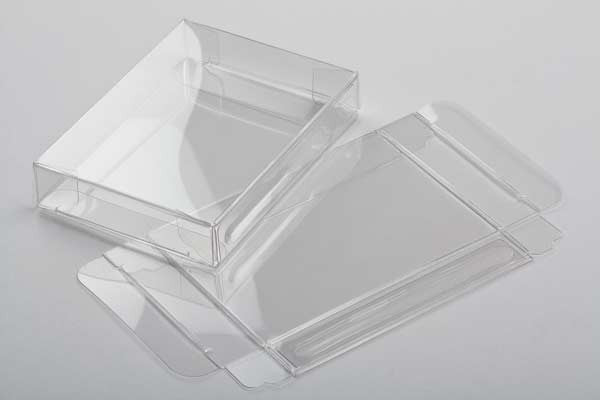 Plastic Gift Boxes 7x1.6x9.5cm Crystal Clear