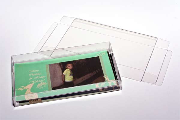 Plastic Gift Boxes 11.1x3.1x21.1cm Crystal Clear