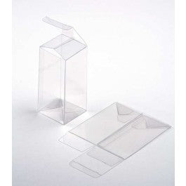 Plastic Gift Boxes 11.1x1.3x15.4cm Crystal Clear