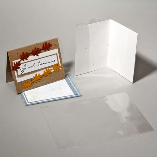 Crystal Clear Card Jacket For #4Bar Envelope + Card 13.3 x 18.6cm