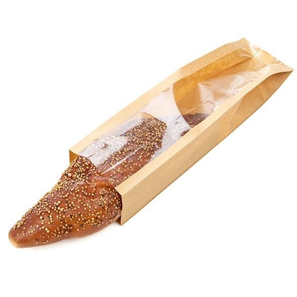 Kraft Bags 7x5.1x25.4cm with side gusset