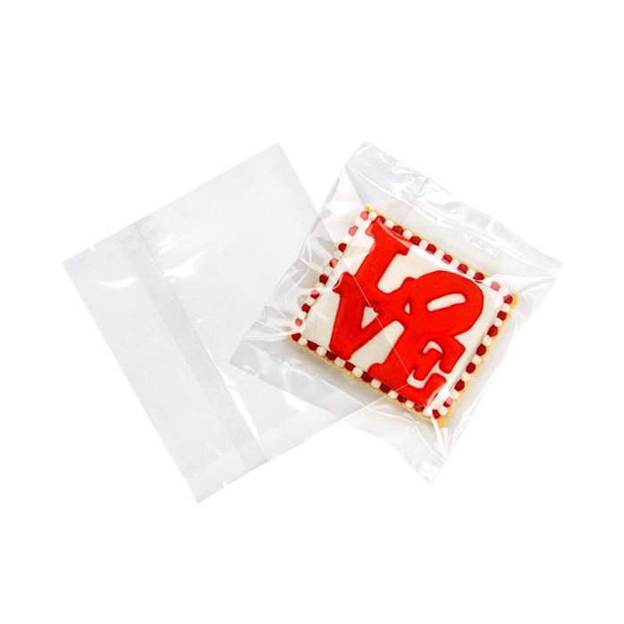 Plastic Bags "Heat Seal" 10.2x10.2cm laminated