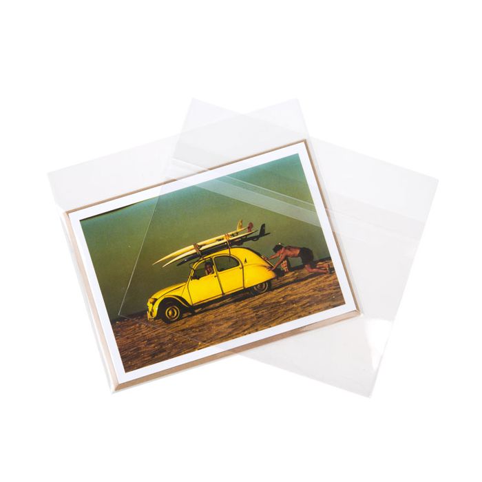Plastic Bags 11.5x14cm Transparent Peel and Seal