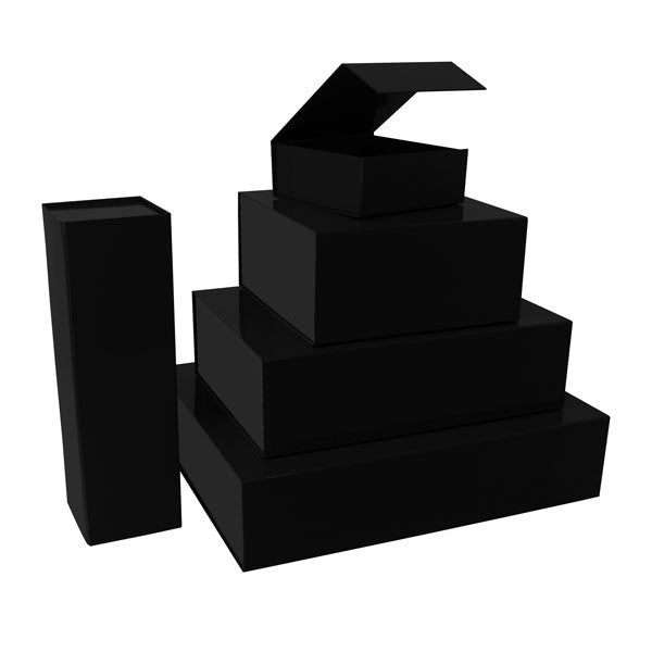 Magnet boxes 23x23x11cm Black (25 pcs)