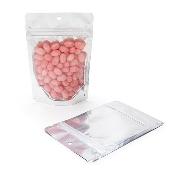 Stand Up Pouches Transparent/Black 10.2x6x15.2cm | 57 grams with hang hole