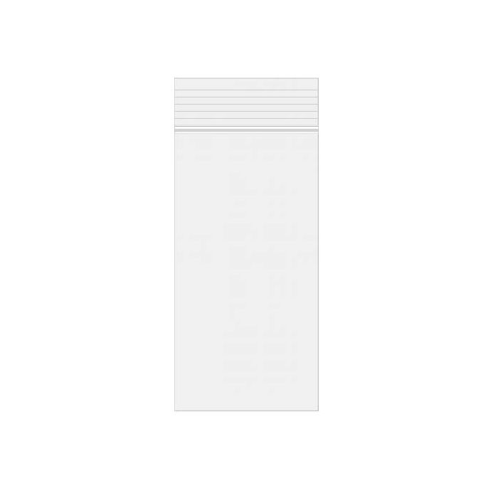 Grip Seal Bags 12.7x25.5cm PE 100 micron