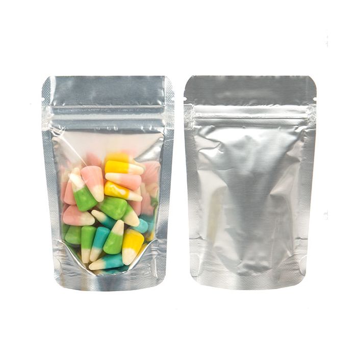 Stand Up Pouches Transparent/Silver 8x5x13cm | 28 grams