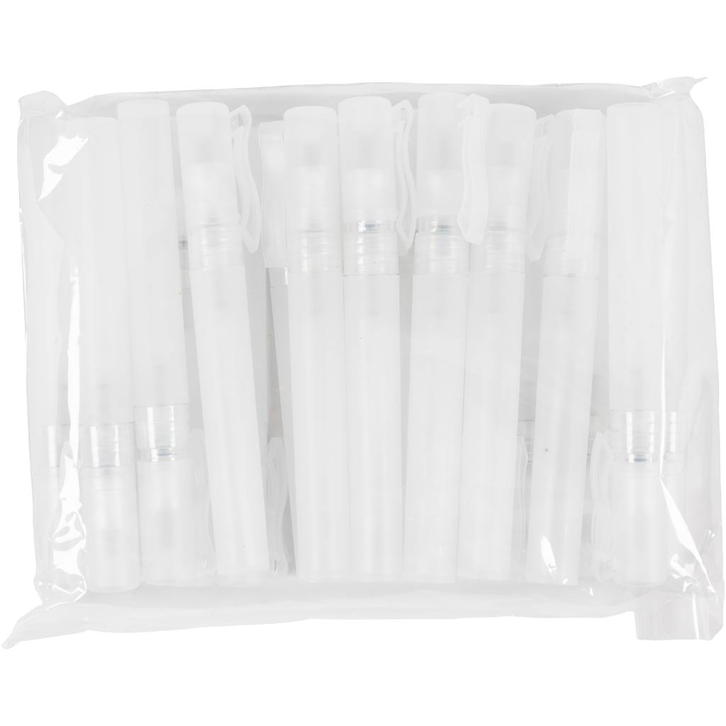 Spray Bottle, 10 ml, matt transparent, 20 pc/ 1 pack [HOB-10323]