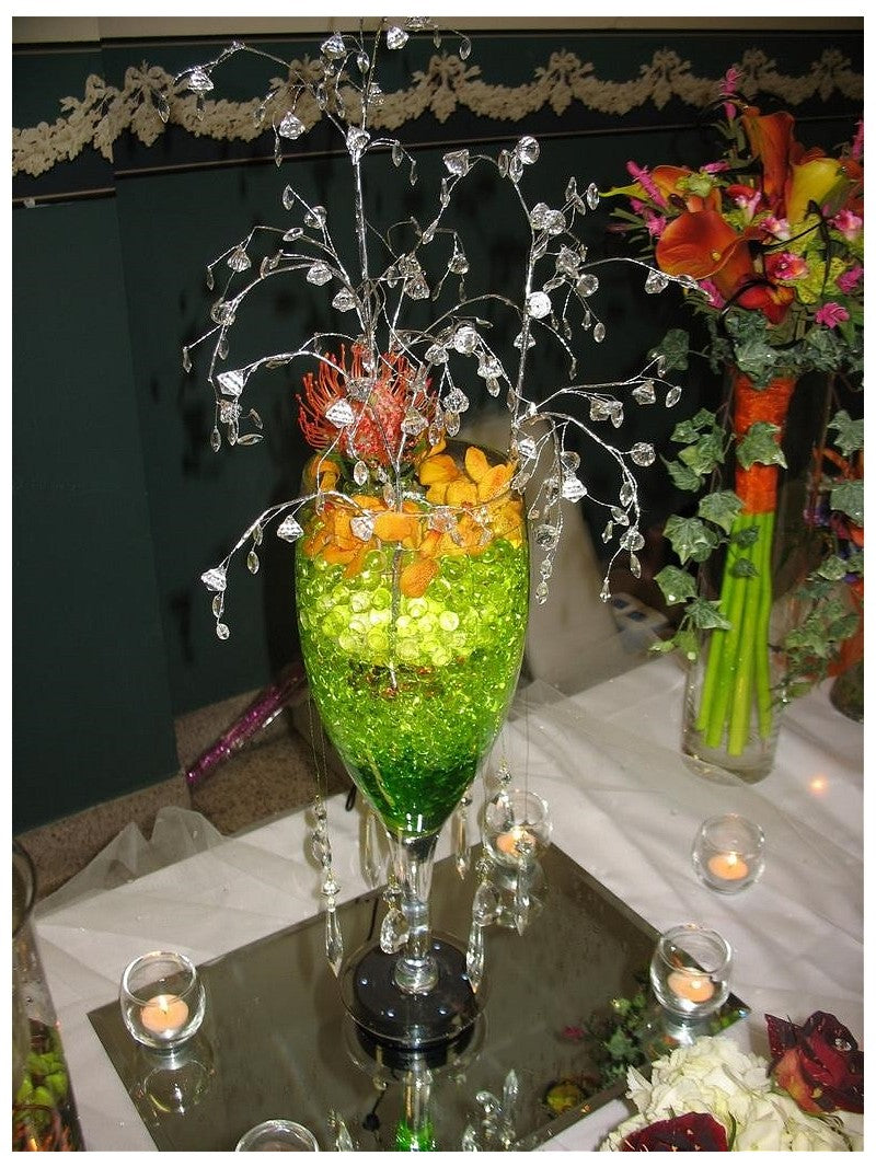 Water pearls Green 10-12 mm (1 box) [IFS-10335]