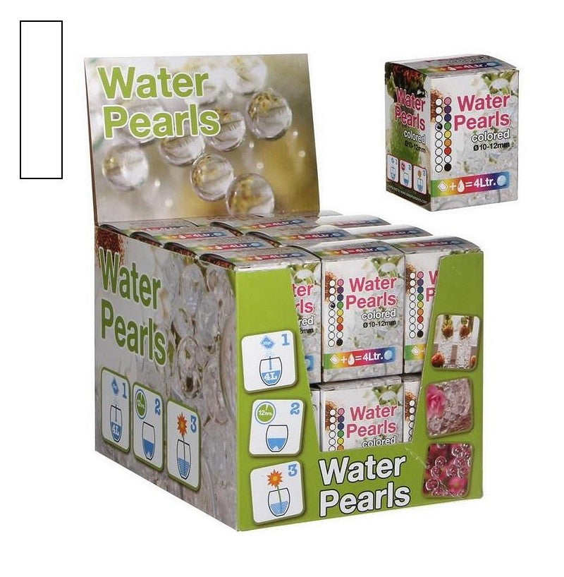 Water pearls White 10-12 mm (1 box) [IFS-10337]