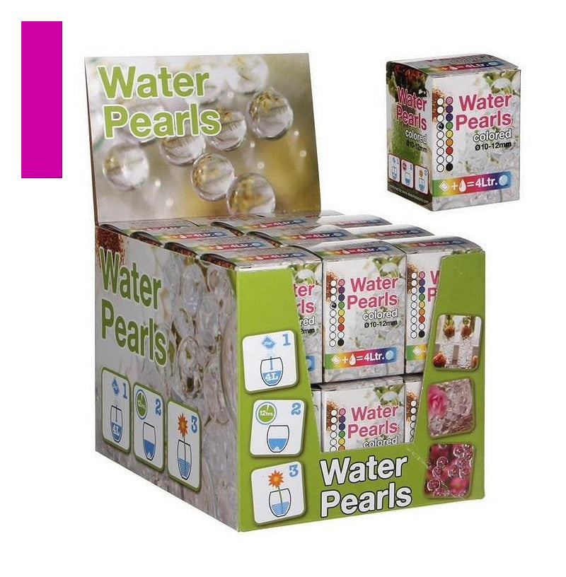 Water pearls Pink 10-12 mm (1 box) [IFS-10339]