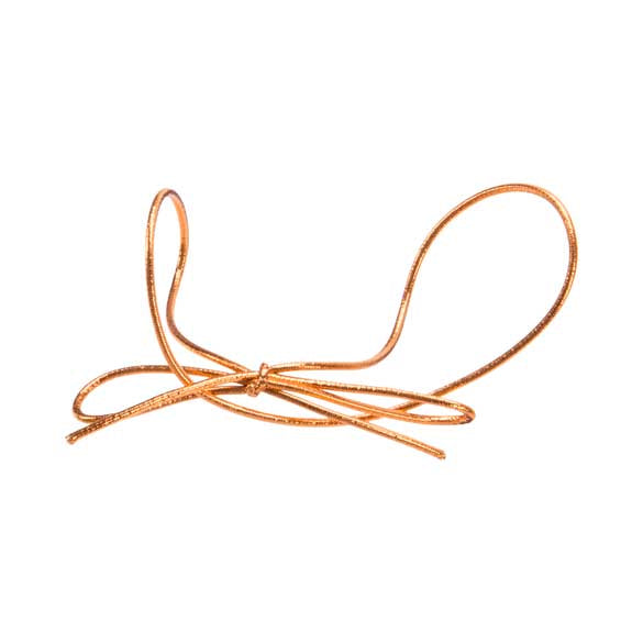 Metallic Copper Stretch Loop 25,5 cm (50 Pieces) [10MC]
