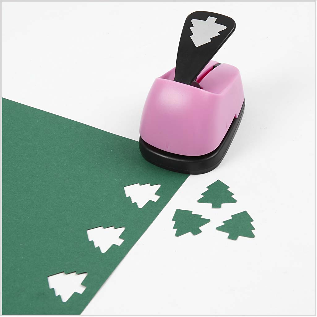 Paper Punches, christmas motives, size 25 mm, 12 pc/ 1 pack [HOB-11449]