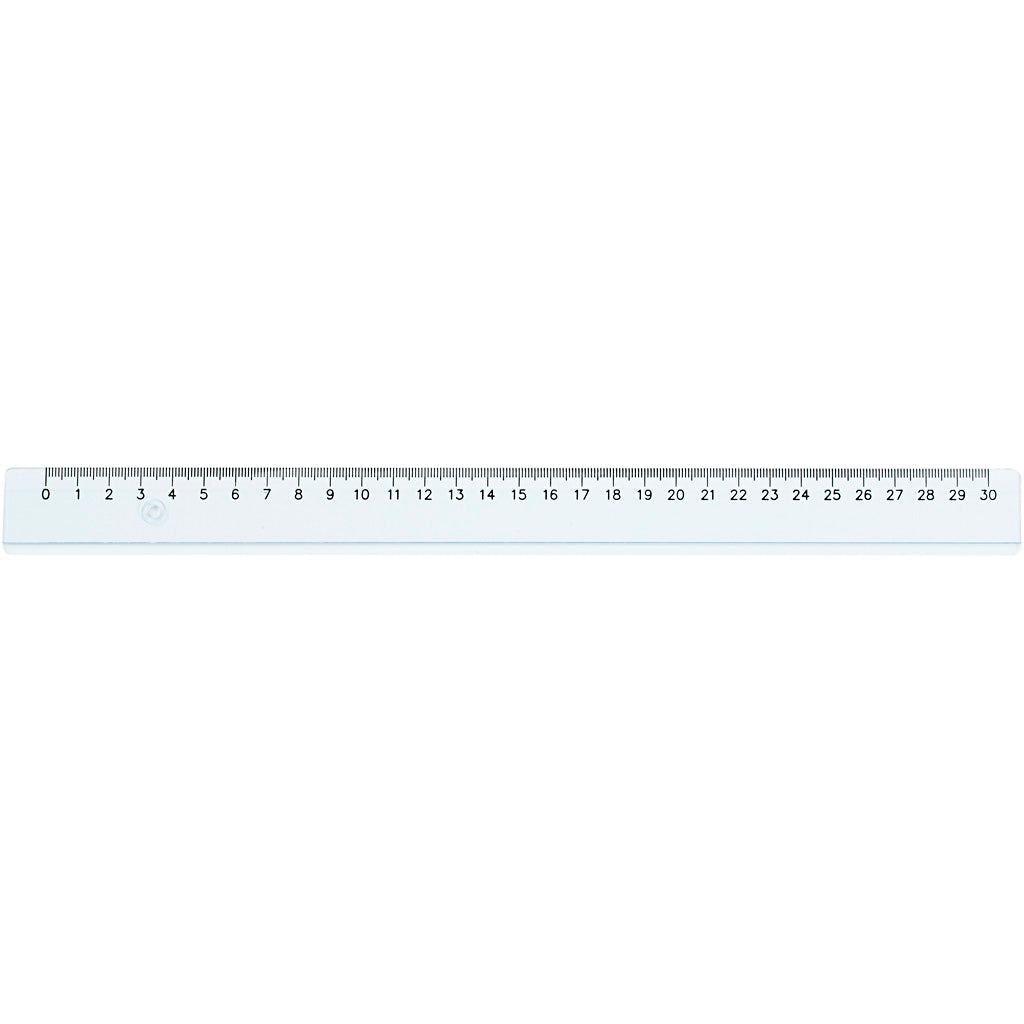 Ruler, L: 30 cm