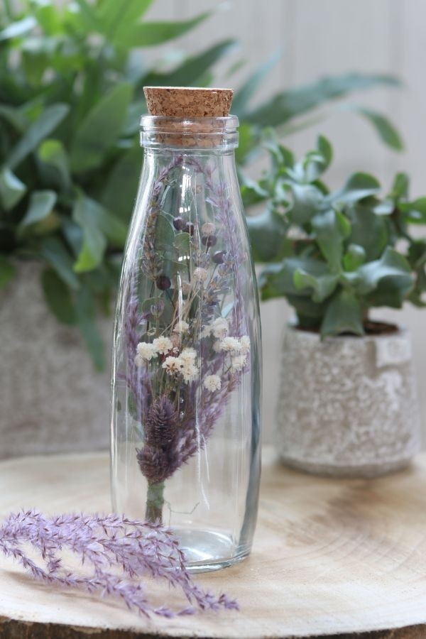 Glass Milk Bottle 500ml 21cm tall Ø 7cm (tray with 12 pcs) [IFS-129192]