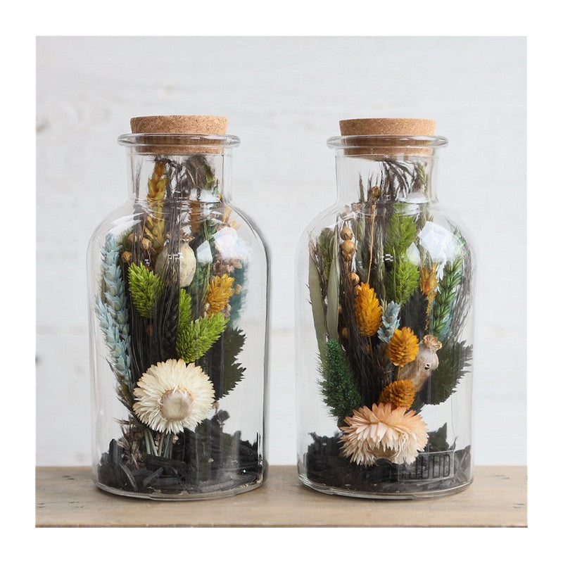 Glass Medicine Bottle 20cm tall Ø 10cm (tray with 6 pcs) [IFS-129198]