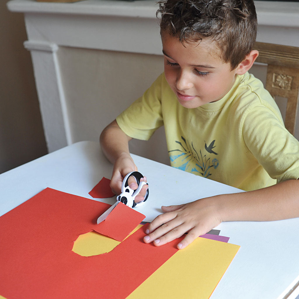 Fiskars Kids Animal Scissors, panda, L: 13 cm, 1 pc [HOB-1382]