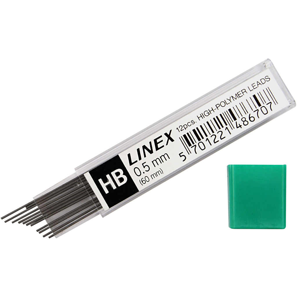 Lead Refills, thickness 0,5 mm, 24x12 pc