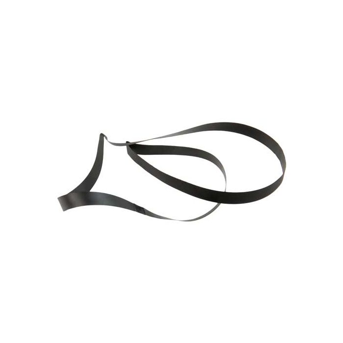 Decorative Loops Vinyl Stretch Black 35.6cm