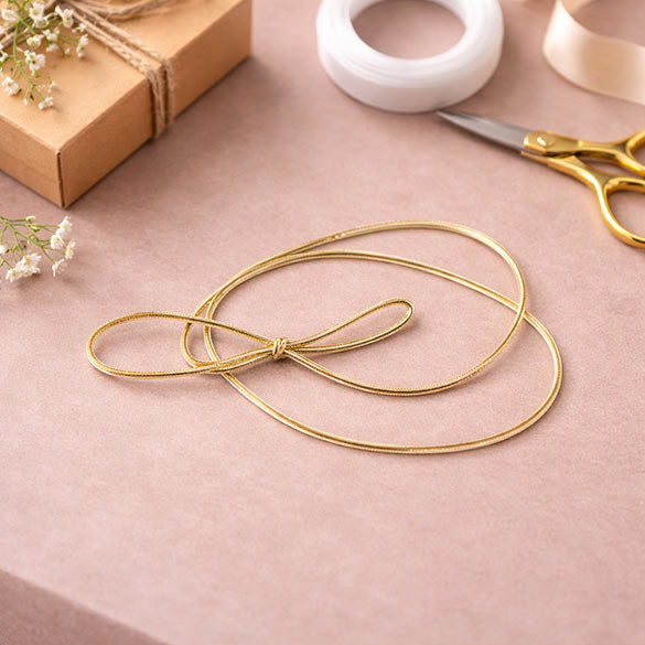 Decorative Loops Metallic Gold 35.5cm (50 pieces) [14MG]