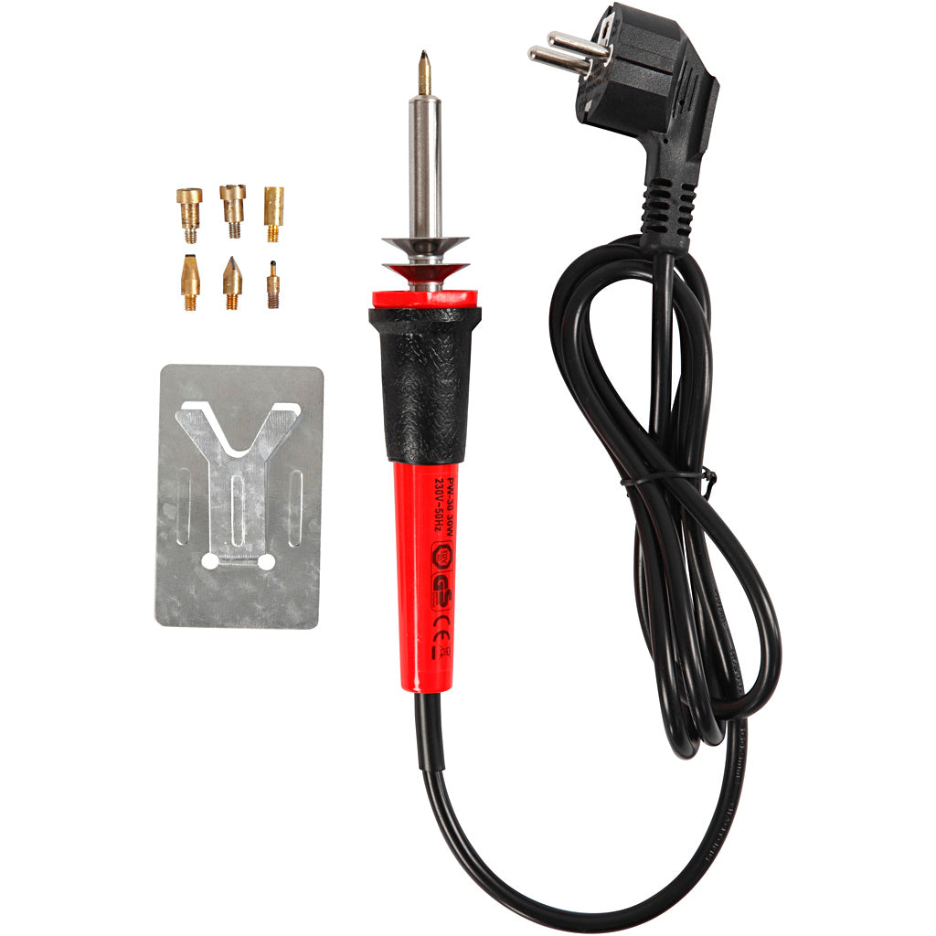 Pyrography Craft Kit , size 19x3 cm, EU, black, red