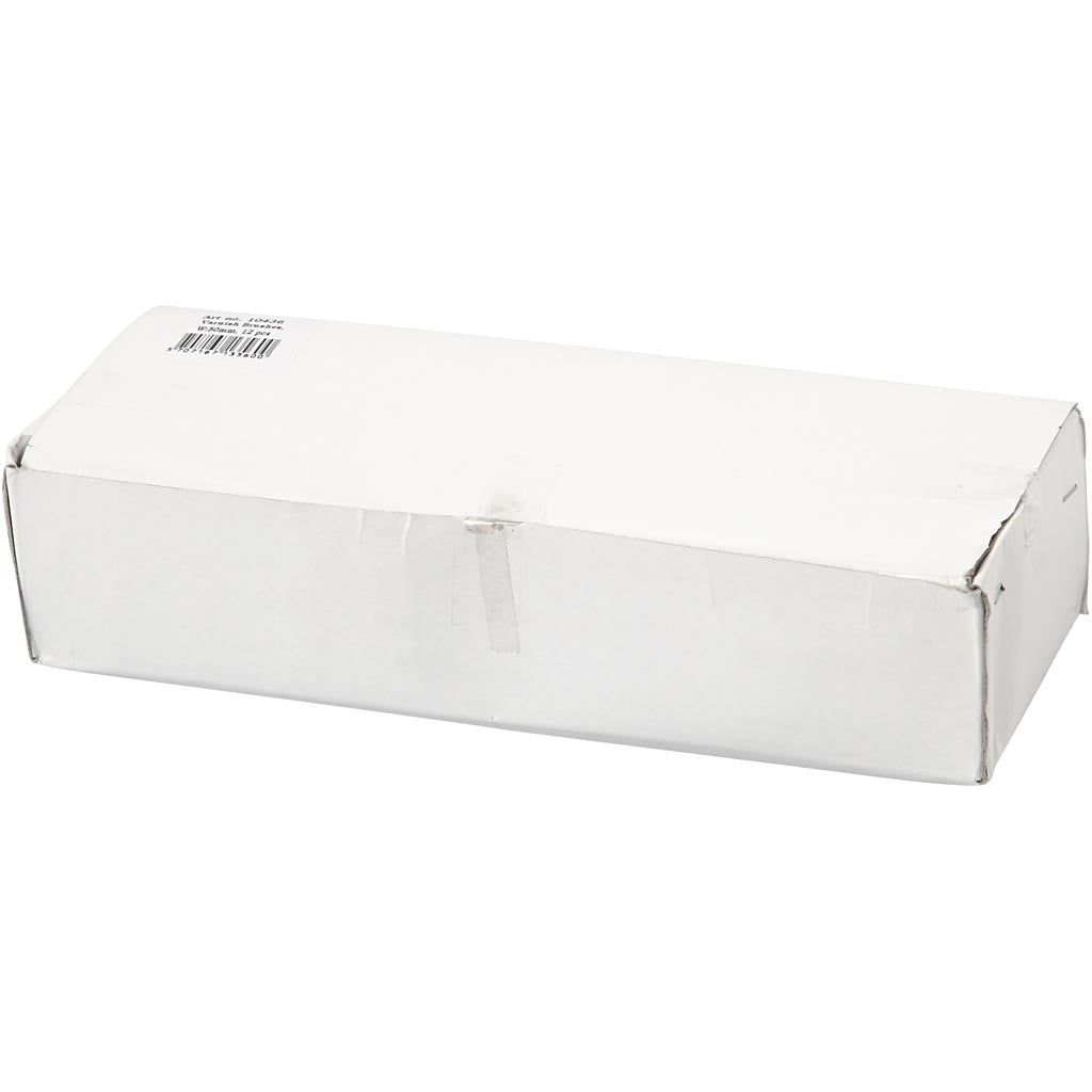 Varnish Brushes, L: 18,5 cm, W: 50 mm, flat, 12 pc/ 1 pack [HOB-10436]
