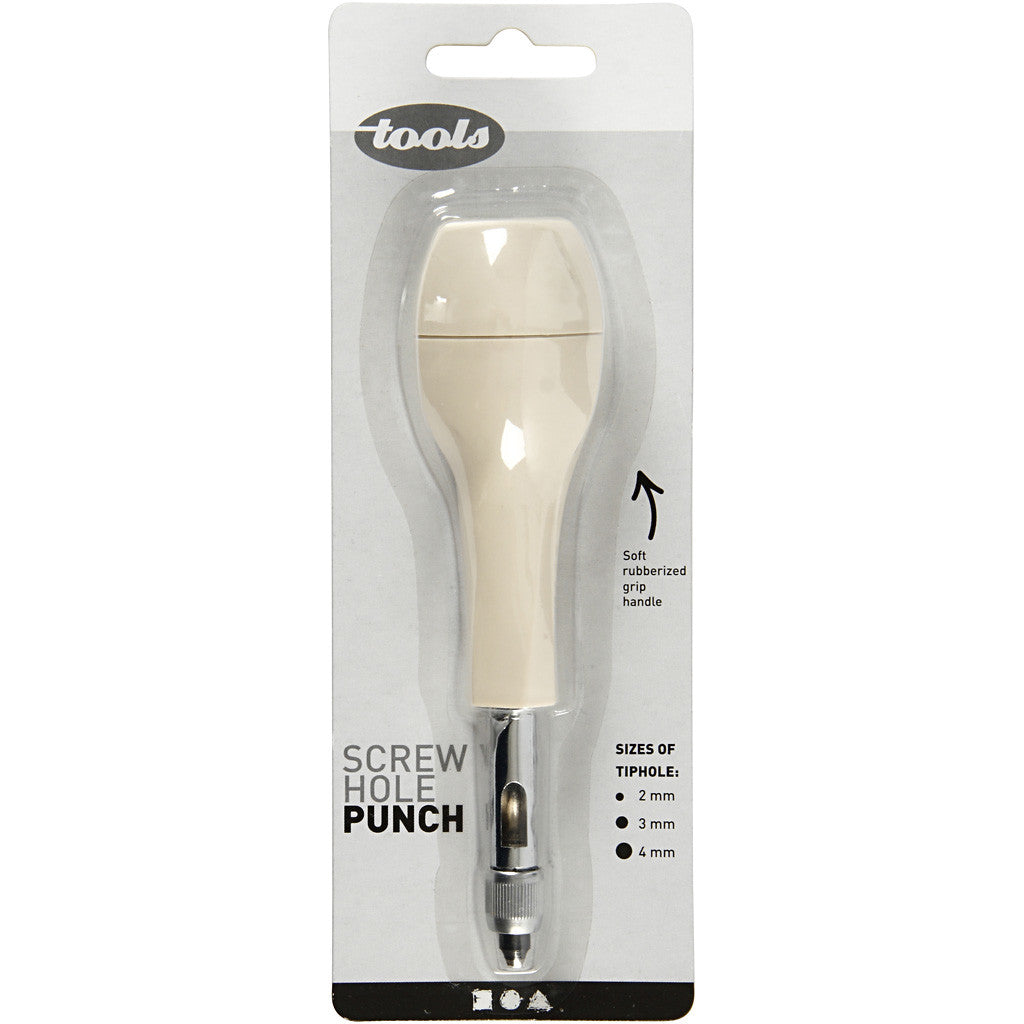 Screw punch, hole size 2+3+4 mm, 1 pc [HOB-11421]