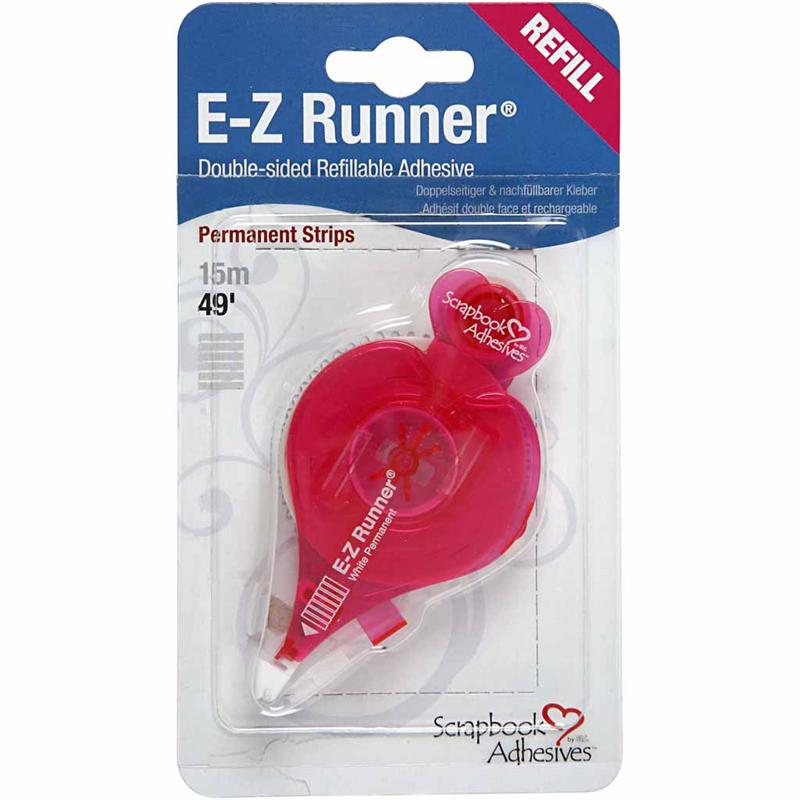 E-Z Runner® - Refill, strips, permanent glue, W: 8 mm, 15 m/ 1 roll [HOB-11543]