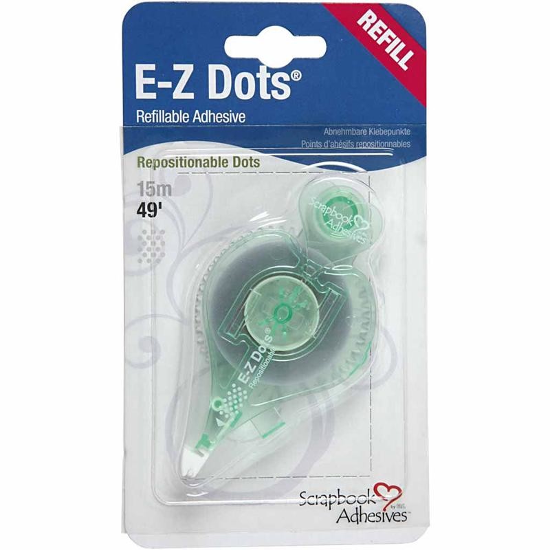 E-Z Runner® - Refill, dots, non-permanent glue, W: 8 mm, 15 m/ 1 roll [HOB-11556]