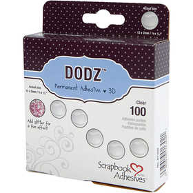 Dodz Adhesive Dots, dia. 12 mm, thickness 2 mm, 100 pc/ 1 pack [HOB-11568]