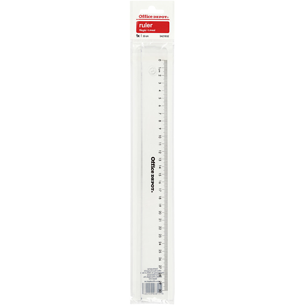 Ruler, L: 30 cm, 1 pc [HOB-117060]