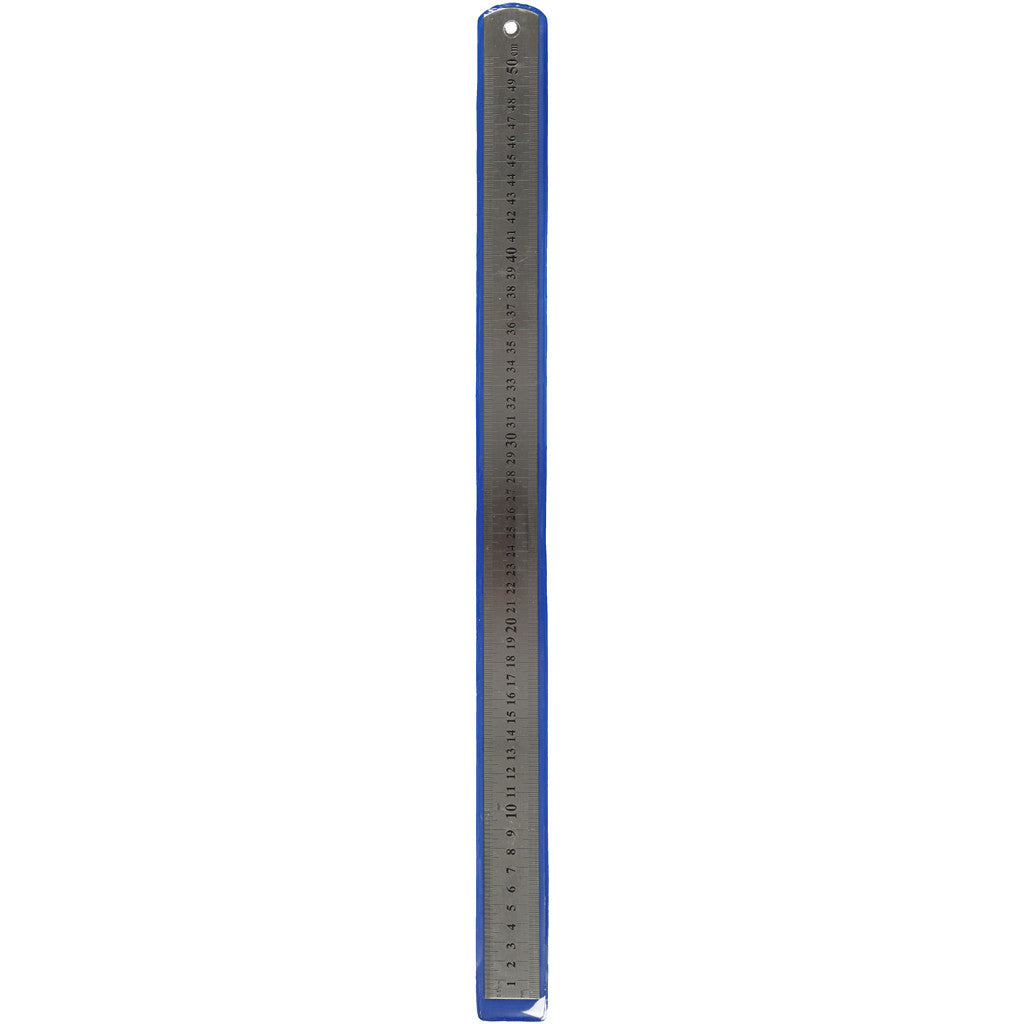 Steel ruler, L: 50 cm, 1 pc [HOB-11711]