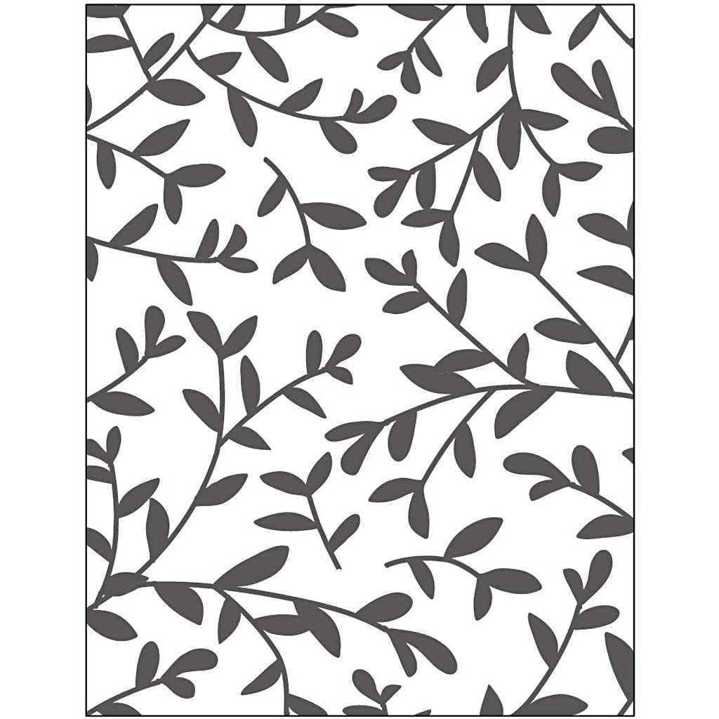 Embossing Folder, sprouts, size 11x14 cm, thickness 2 mm, 1 pc [HOB-11768]