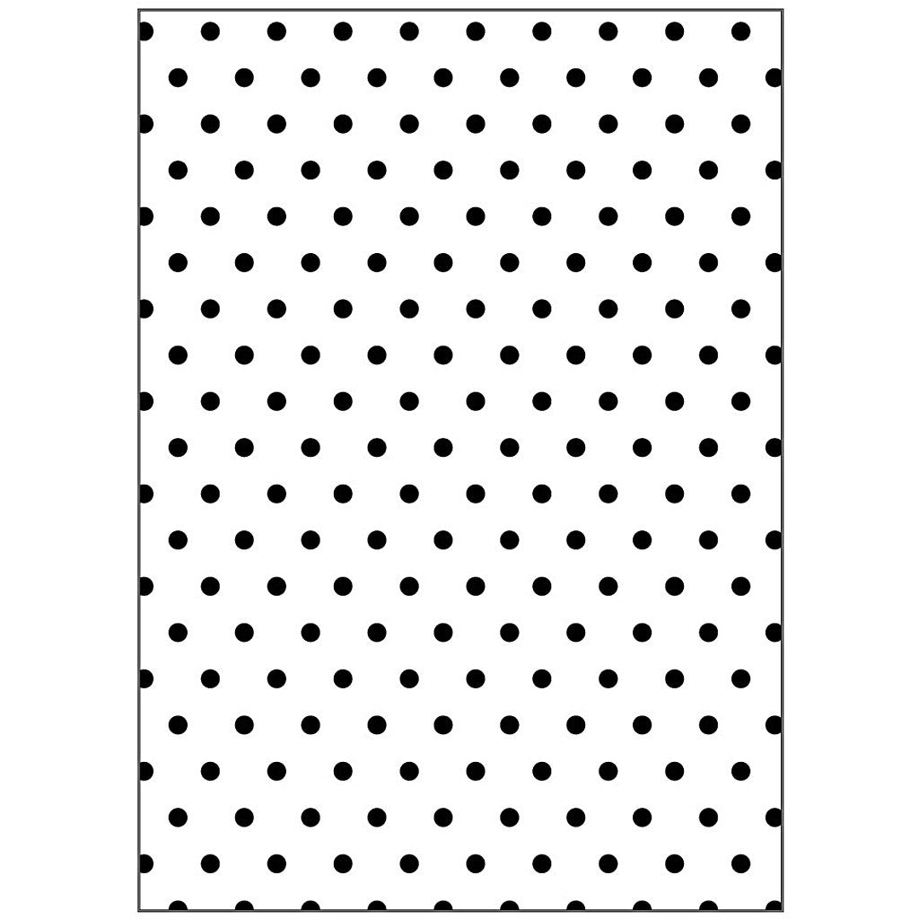 Embossing Folder, polka dot, size 13x18,5 cm, thickness 2 mm, 1 pc [HOB-11775]