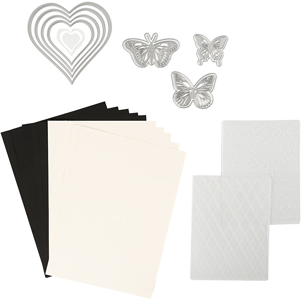 Die Cut and Embossing Machine Starter Kit, A5, sheet 155x210 mm, 1 set [HOB-11794]