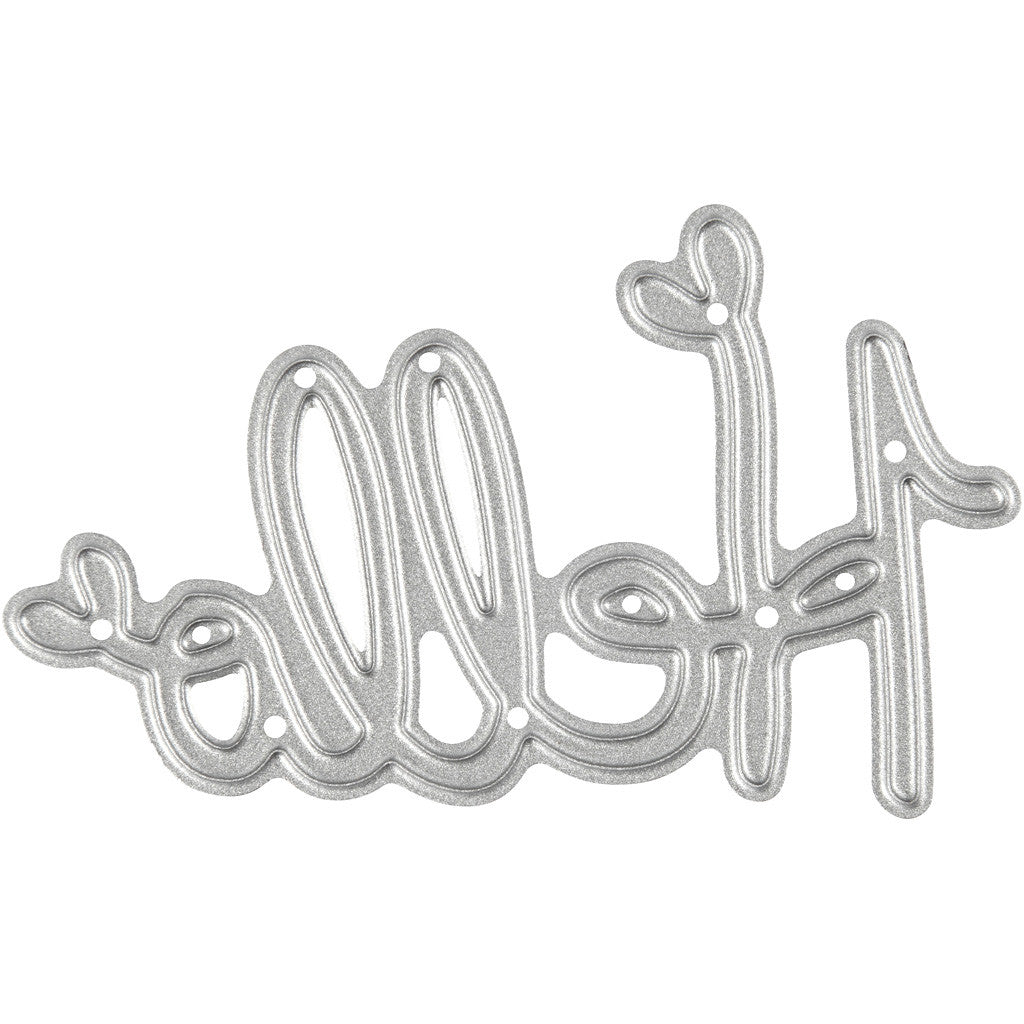 Die Cut, Hello, size 59x36 mm, 1 pc [HOB-118004]