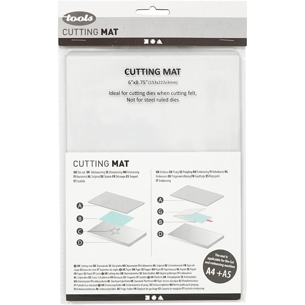 Cutting Plate, size 22,2x15,3 cm, thickness 3 mm, 1 pc [HOB-11800]