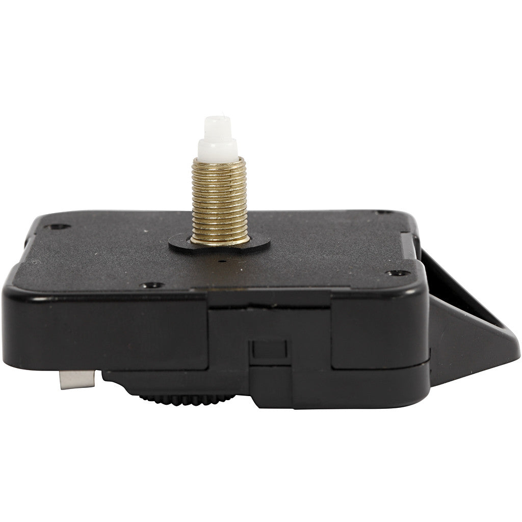 Clock parts and movements, plate max thickness 6 mm, black, 1 set [HOB-13001]