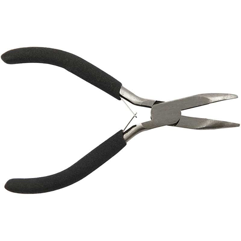 Bent Needle-Nose Pliers, L: 12,4 cm, 1 pc [HOB-13020]