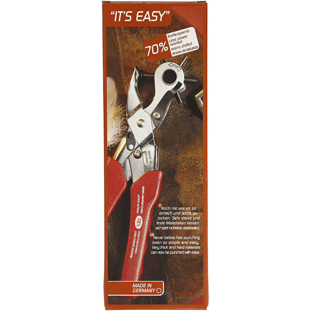 Revolving Punch Pliers, dia. 2-4,5 mm, 1 pc [HOB-13146]