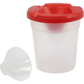 Non-Spill Paint Pot, H: 8,5 cm, dia. 8 cm, 250 ml, 15 pc/ 1 pack [HOB-13176]